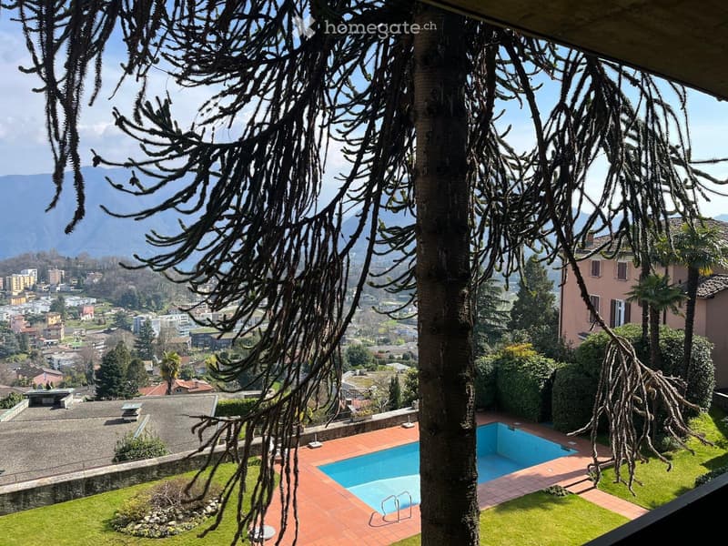 2.5 locali a Breganzona (PPP) , vista lago, piscina (1)