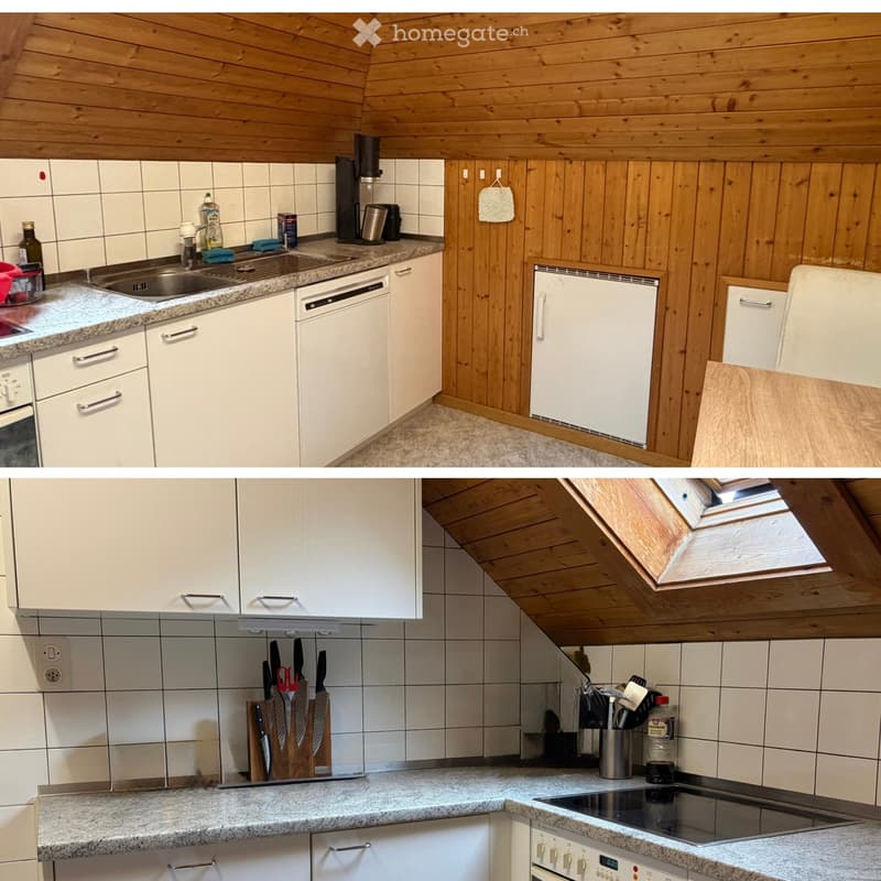 1.5 Zimmer Dachwohnung nähe Spitäler und Zentrum (3)