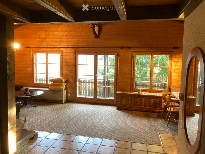 Ruhige Wohnung in 3993 Grengiols /VS im Chalet zu Vermieten (1)