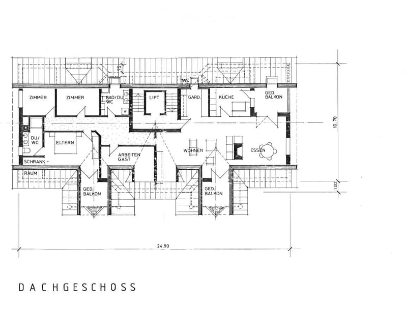 Grosszügige 5,5 Zimmer Dachwohnung in Haslen GL (5)