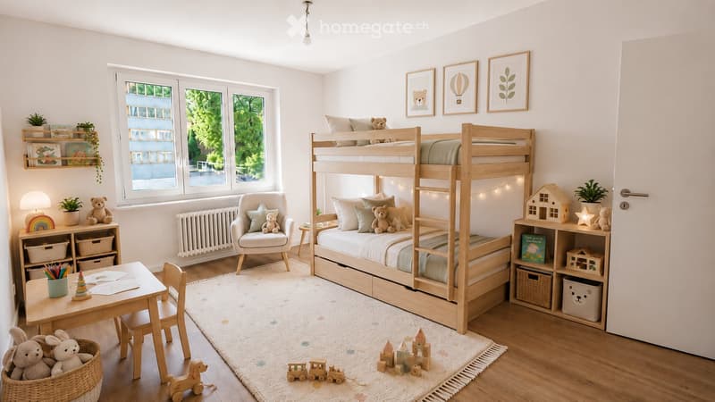 Helle 4-Zimmer-Wohnung mit Balkon - Frisch Renoviert (5)