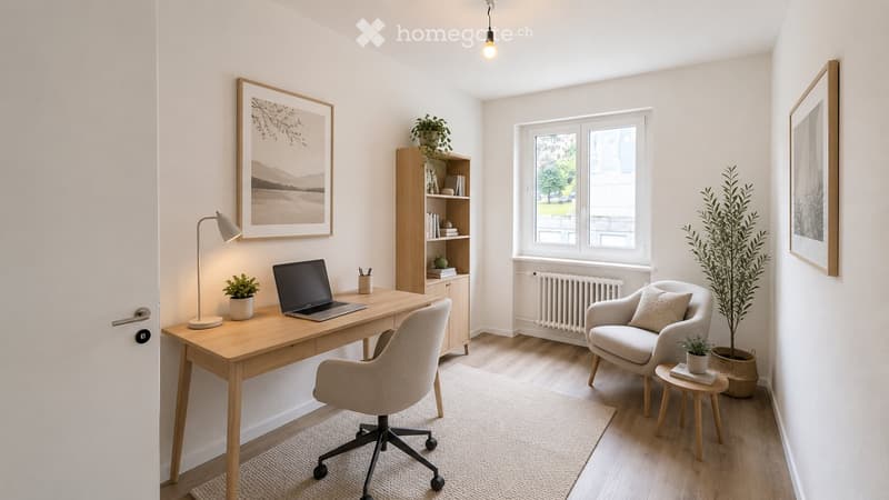 Helle 4-Zimmer-Wohnung mit Balkon - Frisch Renoviert (3)