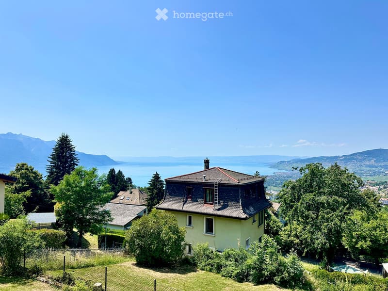 Appartement de 2.5 pièces avec vue sur le lac Léman à Glion (1)
