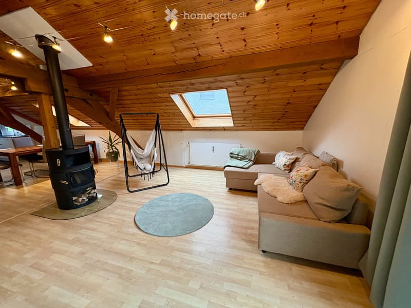 Altbau Attika-Zimmer direkt am Bodensee in Romanshorn (4)