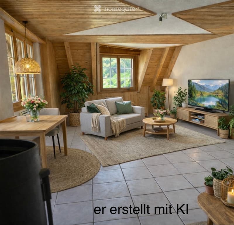 Wunderschöne 4 1/2 Zi. Whg, im nebelfreien Ohrüti/ Steg (4)