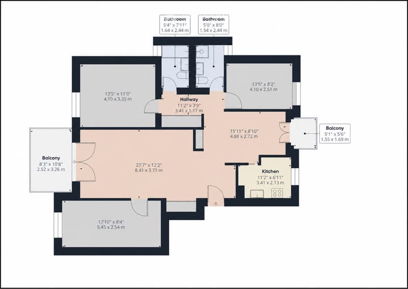 4.5 Zimmerwohnung mit 2 Balkonen (5)