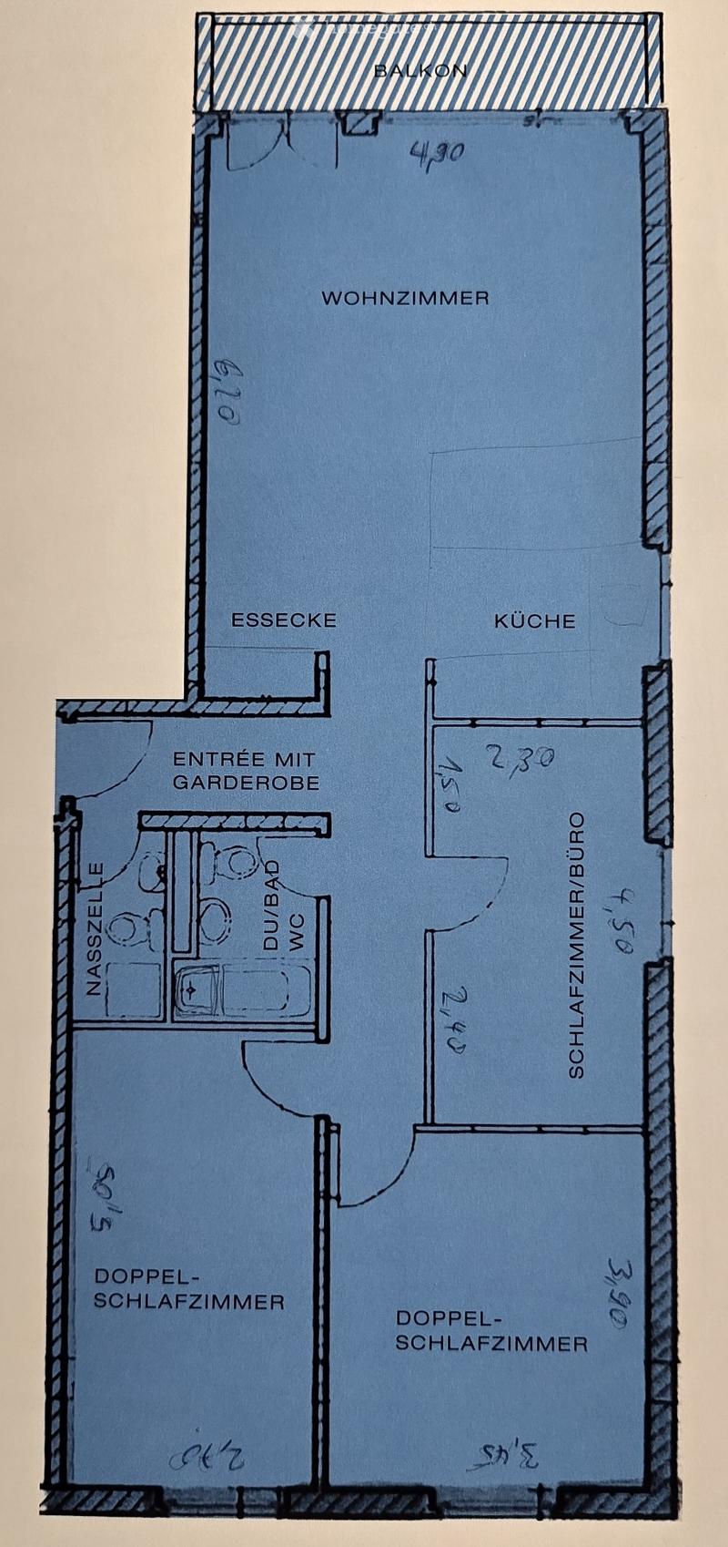 Helle, gepflegte Wohnung nähe Bahnhof (5)