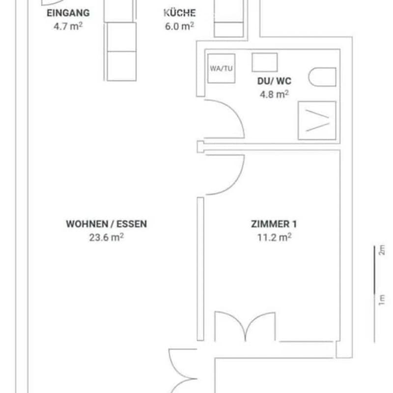 Möblierte 2.5-Zi-Wohnung, Neubau, Zentrum von Seengen AG (3)