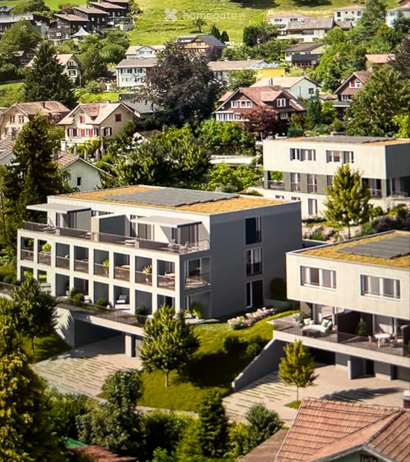 Neubau-Erstvermietung: 2.5 Wohnung mit traumhafter Aussicht (4)