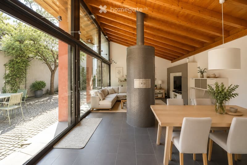 Casa con due unità indipendenti nata da una falegnameria (1)
