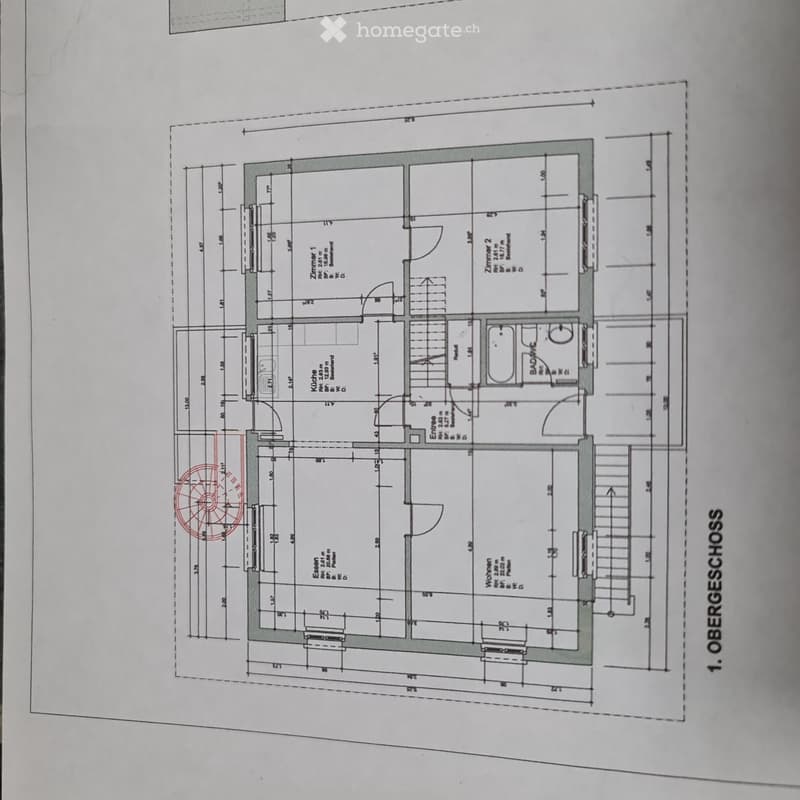 Grosszügiges Haus mit 2 Wohnungen riesigem Garten eingezäunt (2)