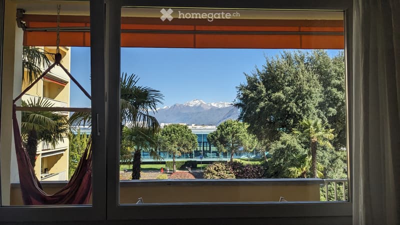 Ganzjahr Ferienwohnung vis-a-vis Lido Locarno (1)