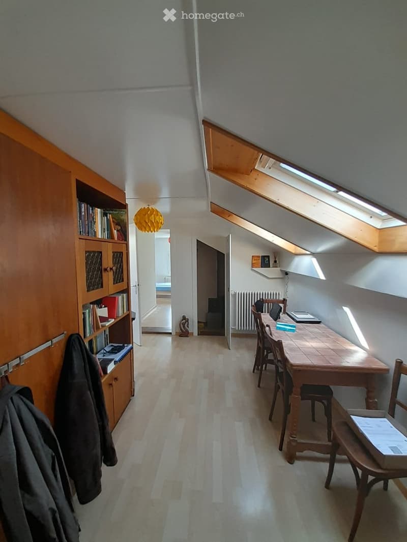 zu vermieten ruhige und helle 1.5 Zimmer Dachwohnung (5)