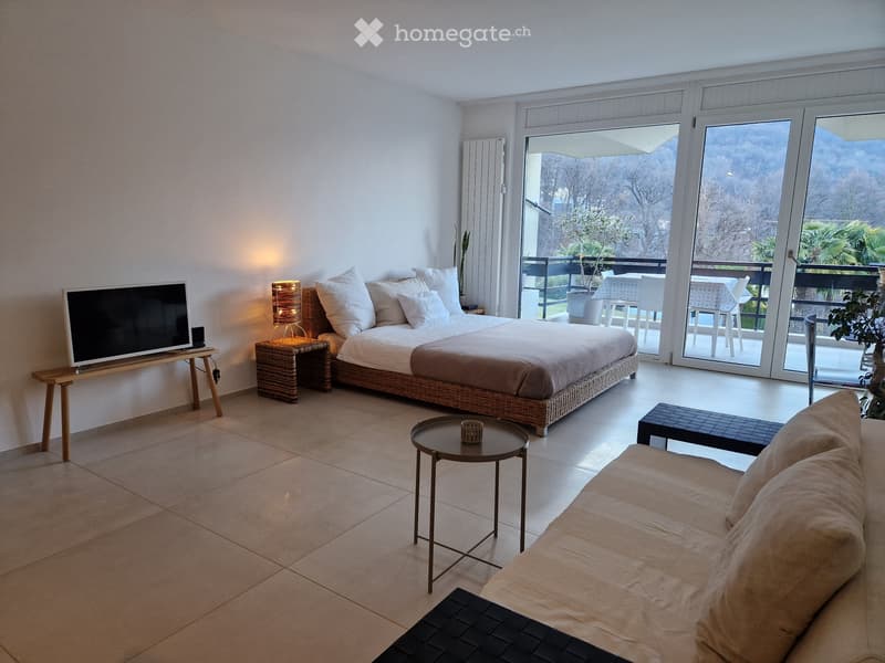 Modern 1-Room Apartment in Lugano Cadro (1)
