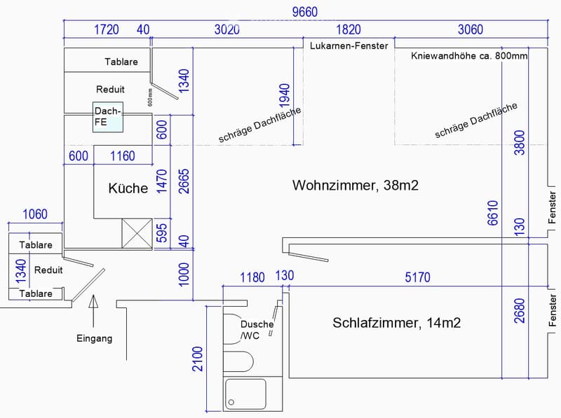 2 Zimmer Dachwohnung (5)