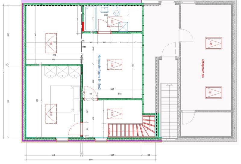 Neubau 4.5 Zi Maisonette Wohnung 160m2 (3)