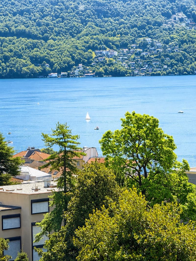Lugano 4,5 locali con vista lago, vicino alla stazione (1)