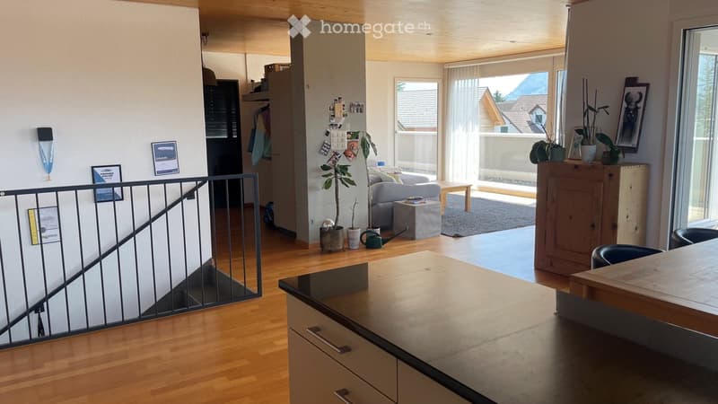 3.5-Zi-Attikawohnung mit grosser Dachterrasse + Einzelgarage (3)