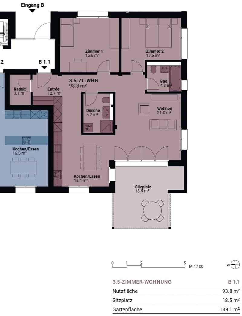 Erstbezug mit Garten: Moderne Wohnung im Zentrum von Lotzwil (5)