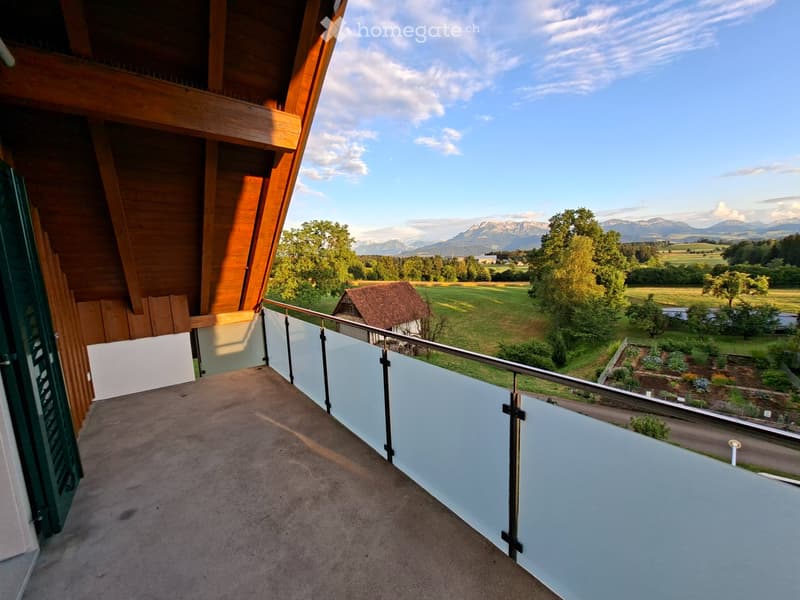 4.5 Zimmer Dachwohnung auf dem Bauernhof (1)