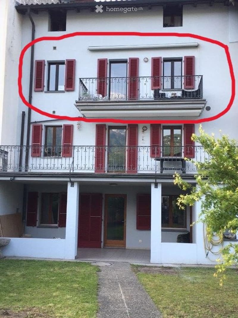 Affittasi a Carasso appartamento 3 1/2 Locali. (1)
