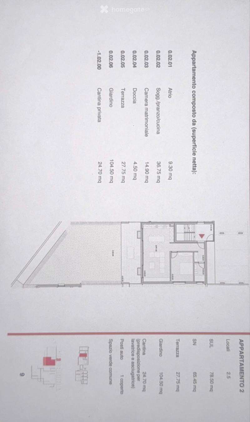 2.5 locali con giardino, terrazza e 2 posteggi a Grono (13)
