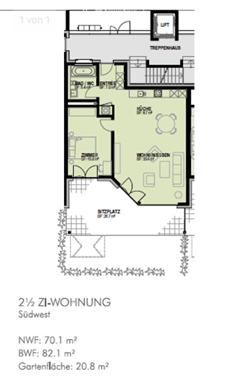 Moderne 2.5 Zimmer-Gartenwohnung (5)