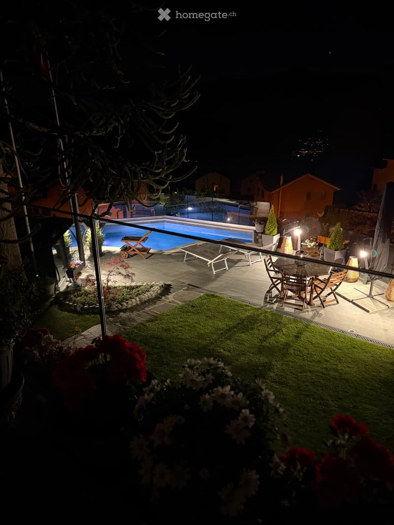 Villa aVilla Luganese vista panoramica piscina ascensore (4)