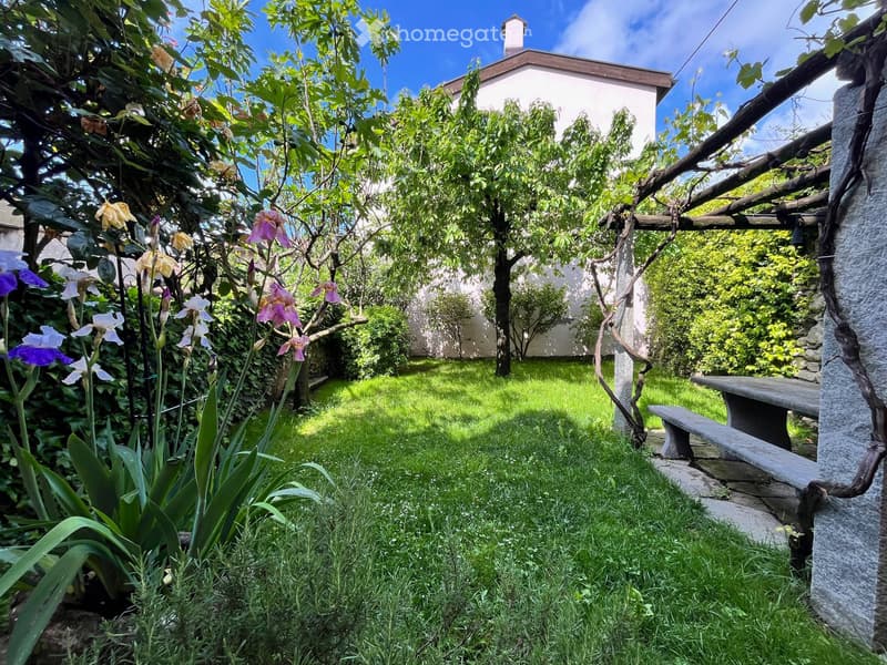 Elegante monolocale ammobiliato con giardino a Besazio (4)