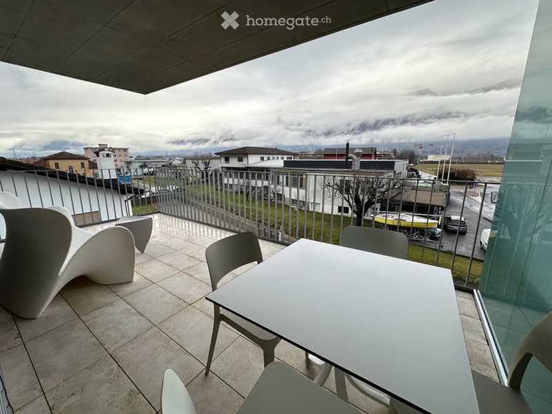 Accogliente appartamento 2,5 arredato con terrazza a Contone (2)