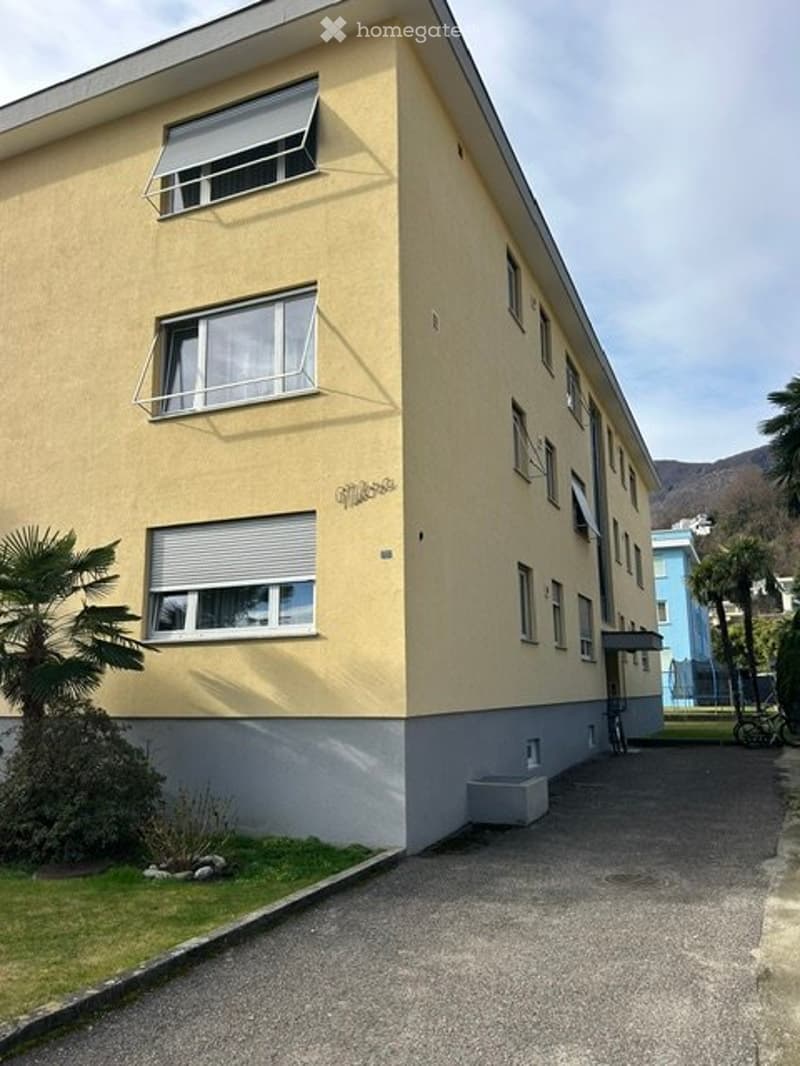 Appartamento di 2,5 locali con balcone in affitto a Losone (1)
