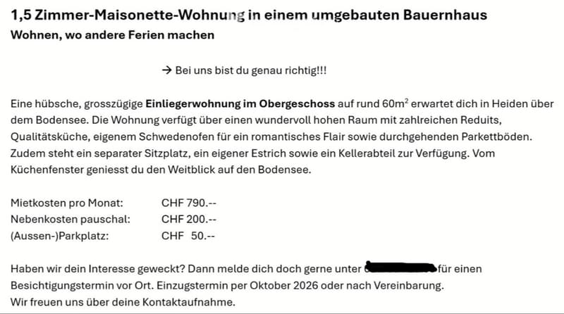 Wohnen wo andere Ferien machen (3)