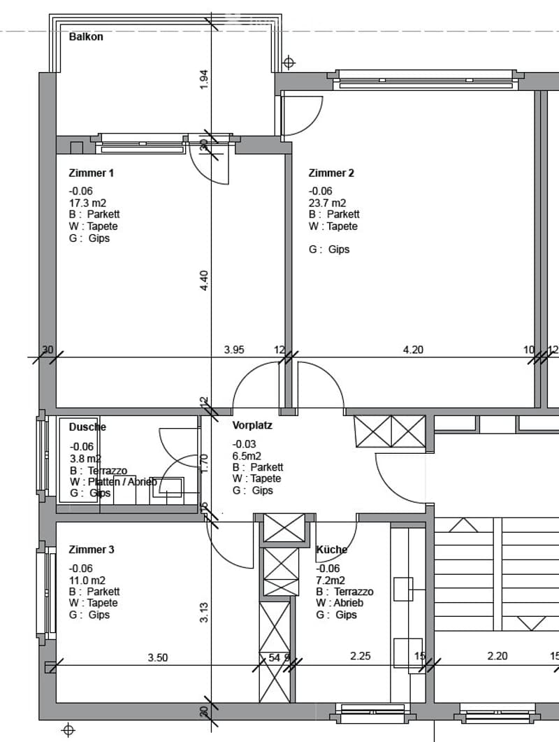moderne 3-Zimmerwohnung 2. OG links (1)