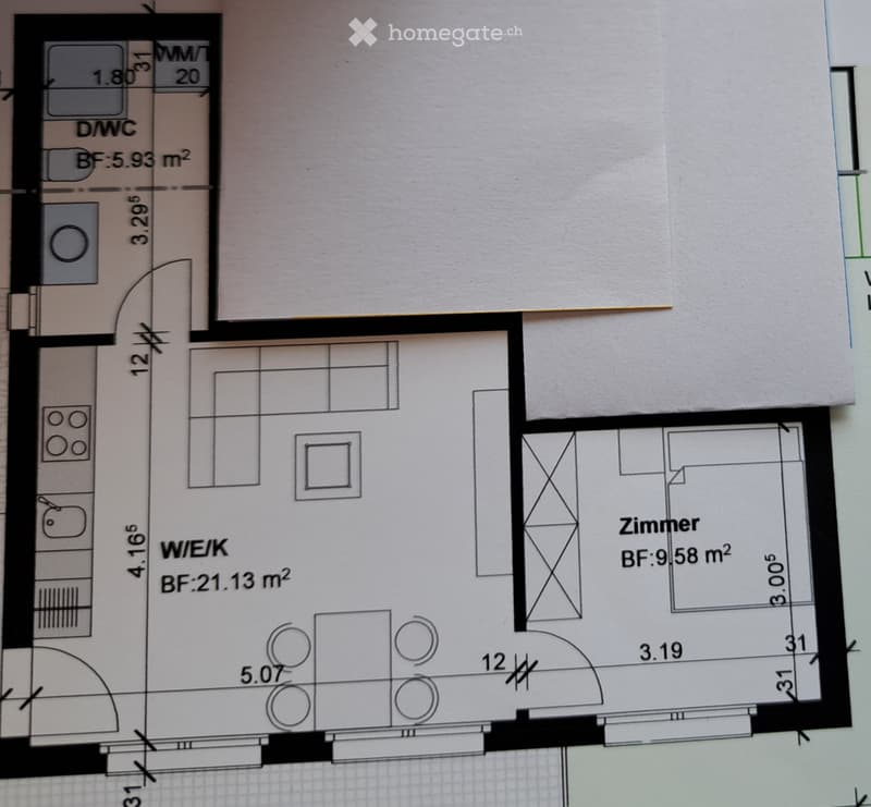helle 2.5 Zimmer Wohnung (3)