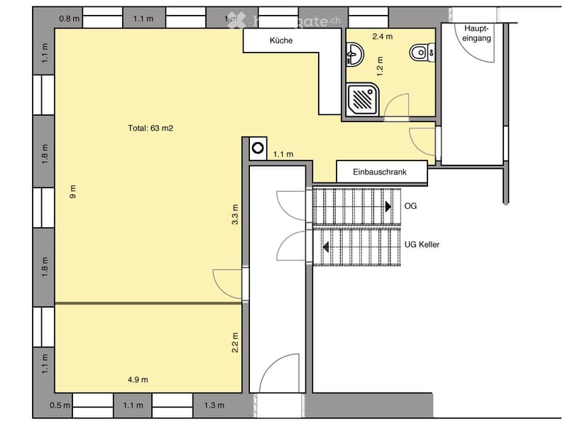 Helle Single-Wohnung im Loft-Stil per 01.08. oder n.V. (5)