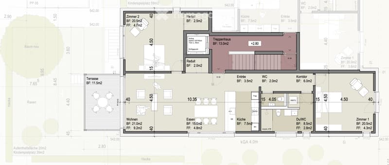 Einzigartige 3.5-Zimmerwohnung 1. OG, 109m2 (5)
