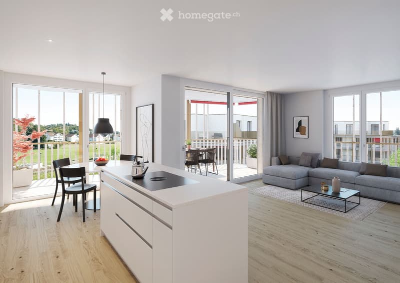 3.5 Zi Neubauwohnung / Erstbezug im ruhigen Kündolgdingen! (3)