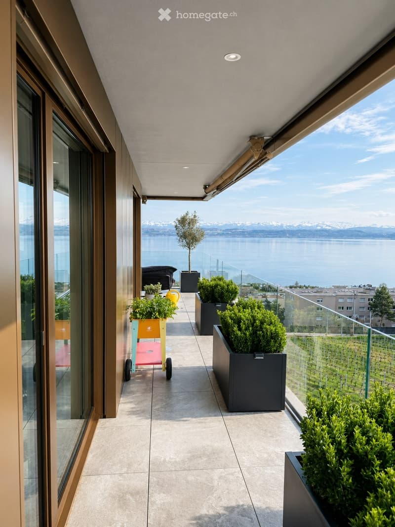 Appartement avec vue panoramique sur le lac de Neuchâtel (4)