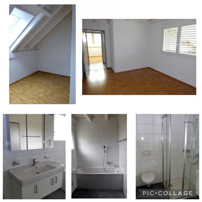 Moderne 4 1/2-Zimmer-Dachwohnung mit Galerie und Balkon (3)