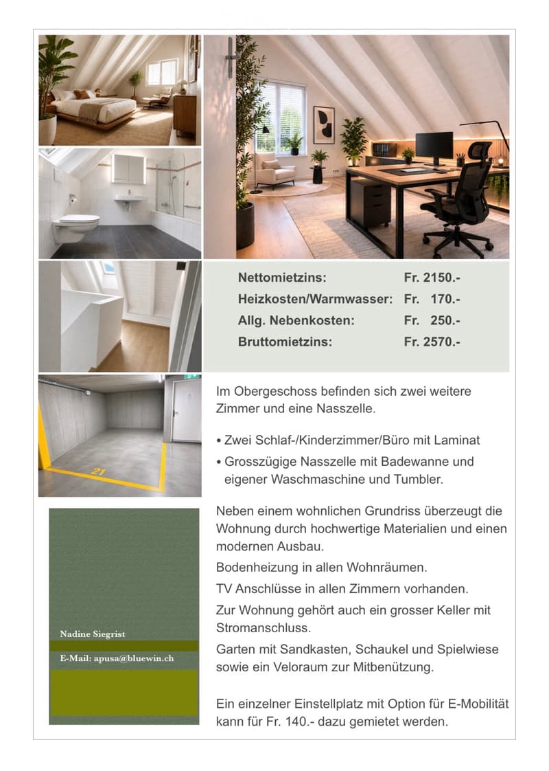 Frisch renovierte 4.5 Zimmer Maisonette-Wohnung (4)