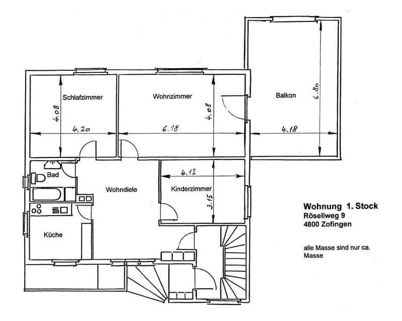 Charmante 3.5-Zimmer Altbauwohnung sucht Nachmieter (118 m²) (1)