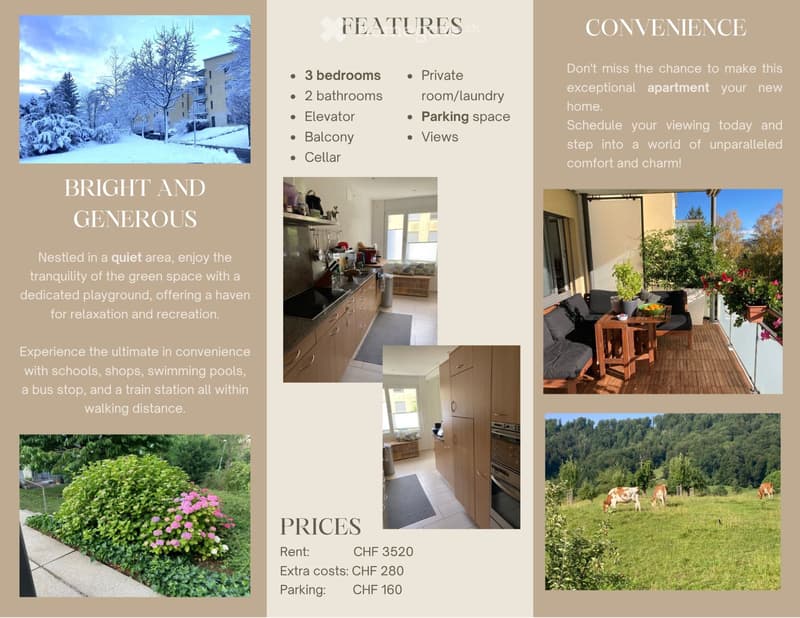 Sunny 4.5-Room Apartment with Panoramic Views  Zurich 8041 (2)