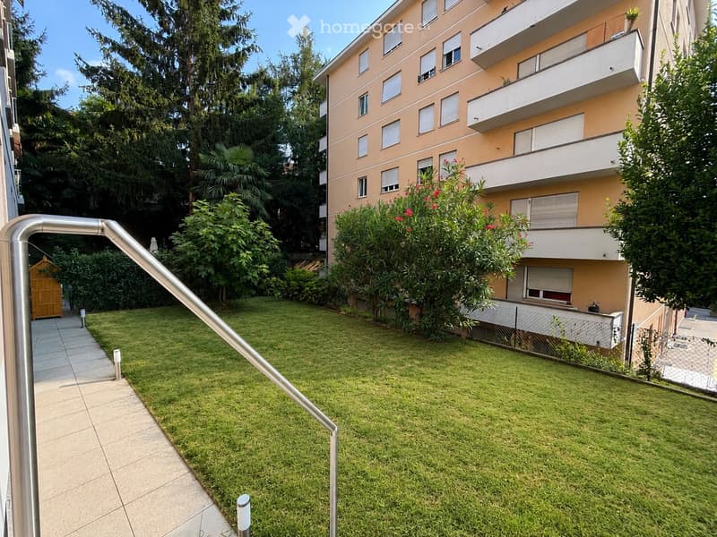 3.5 locali con giardino privato di 100 m²  Massagno (2)