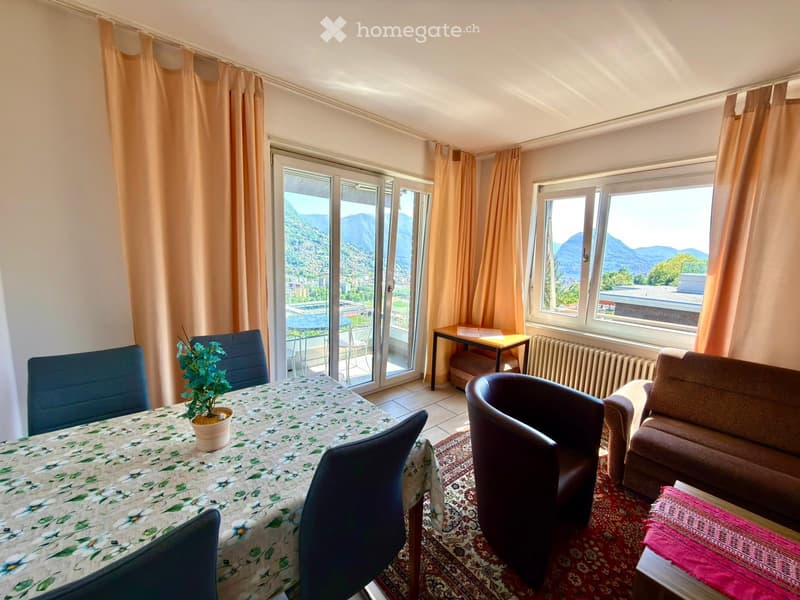 Appartamento ammobiliato a Porza vista lago (3)