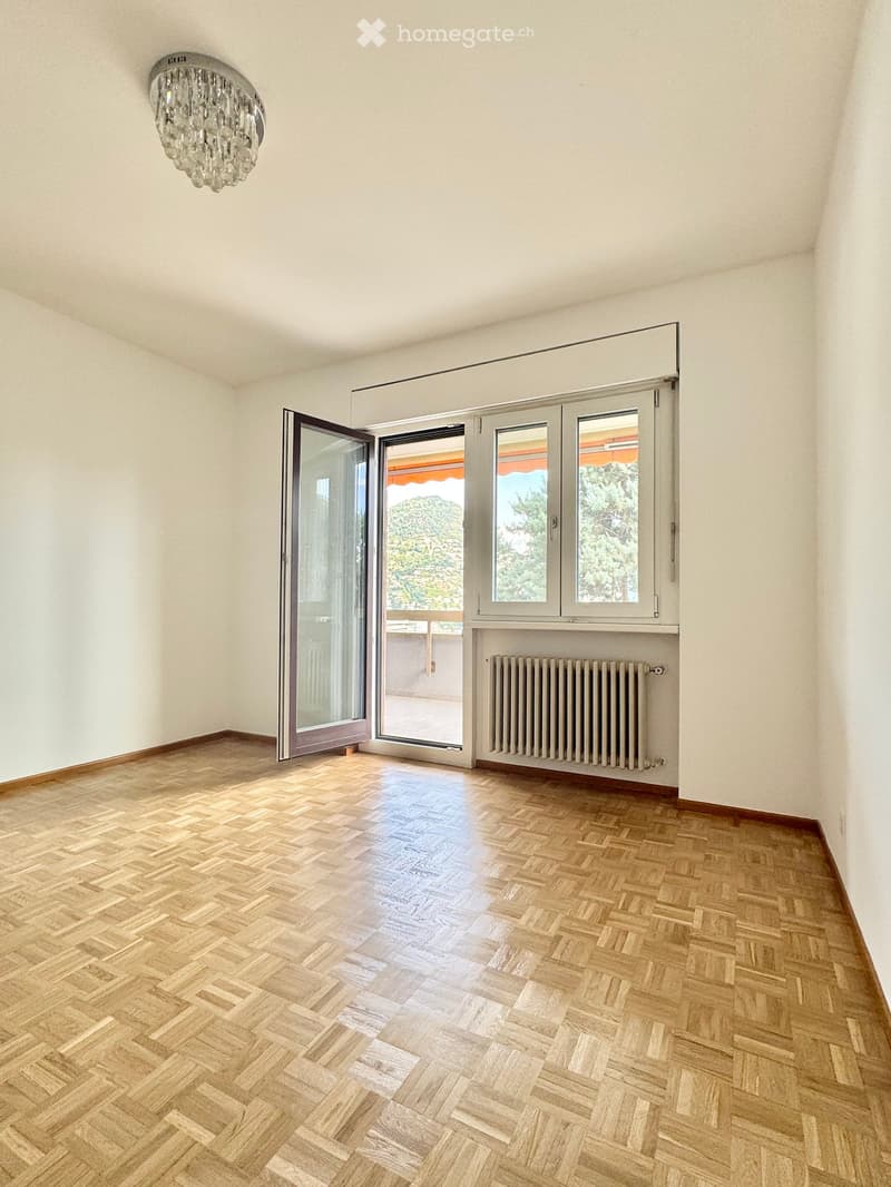 4.5 locali a Massagno, vista Monte Brè e parziale sul lago (7)