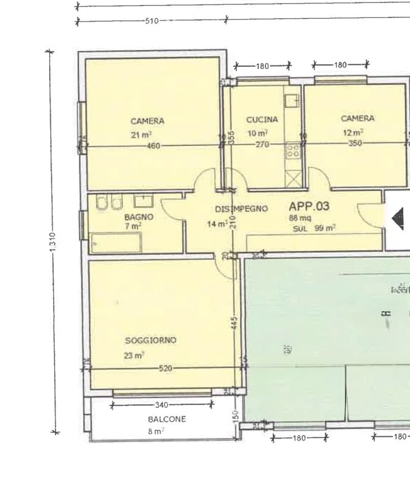 Affitto appartamento di 3.5 locali a Genestrerio (5)