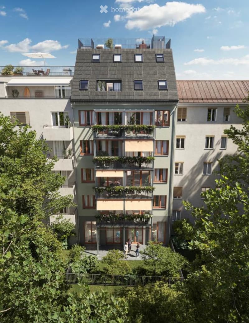 Luxus-Neubau Studiowohnung mit Balkon im Zentrum Zürich (2)