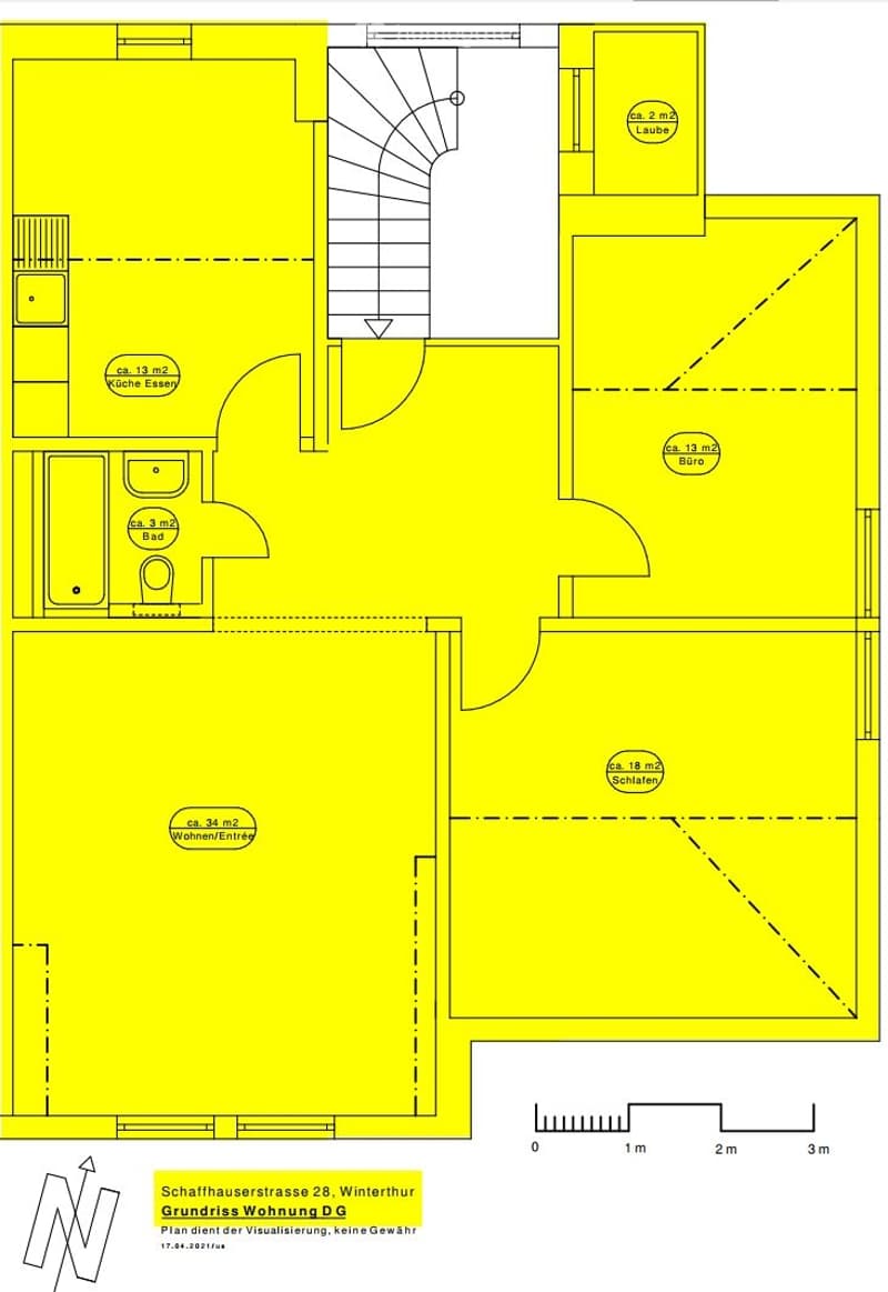Gemütliche 3.5-Zimmer-Wohnung im Bahnhofsnähe (5)