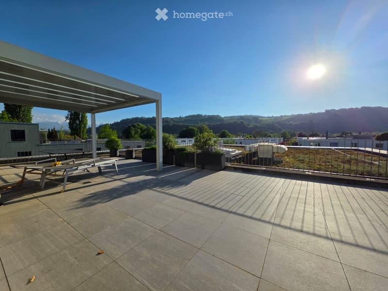 5.5-Zimmer-Attika-Traum mit Bergsicht & Allwetter-Pergola (5)