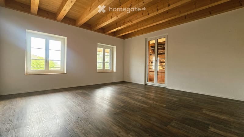 Moderne 4.5-Maisonettewohnung im Bauernhaus mit Bergpanorama (4)
